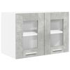 vidaXL Mueble colgante con puerta Gris Concreto 60 x 31 x 40 cm
