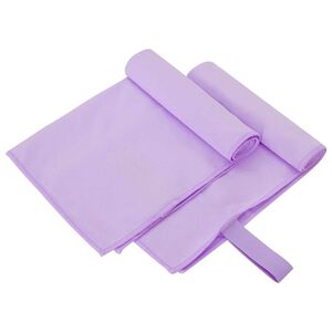 vidaXL Toallas Deportivas 2 pcs Morado 50 x 30 cm