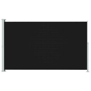 vidaXL Toldo lateral retr&aacute;ctil para patio negro 200x300 cm