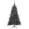 vidaXL &Aacute;rbol de Navidad artificial Verde 150 cm PVC, Pl&aacute;stico y Acero