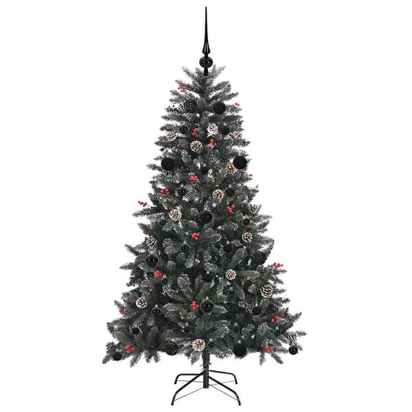 vidaXL &Aacute;rbol de Navidad artificial Verde 150 cm PVC, Pl&aacute;stico y Acero