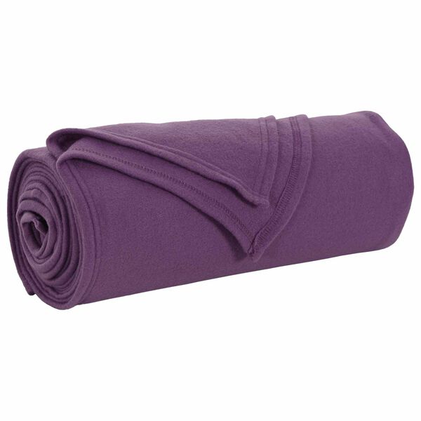 vidaXL Manta Morado 200 x 150 cm Lana