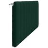 vidaXL Cabecero de cama acolchado Hanko terciopelo verde oscuro 200 cm