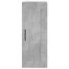 vidaXL Aparador de madera contrachapada gris hormig&oacute;n 34,5x34x180 cm