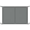 vidaXL Cama elevada para perros gris 150x90x20 cm textilene y acero