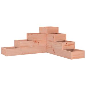 vidaXL Jardinera de 4 niveles madera maciza Douglas 80,5x79x36 cm