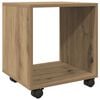 vidaXL Armario con ruedas madera ingenier&iacute;a artisian 37x33x42,5 cm