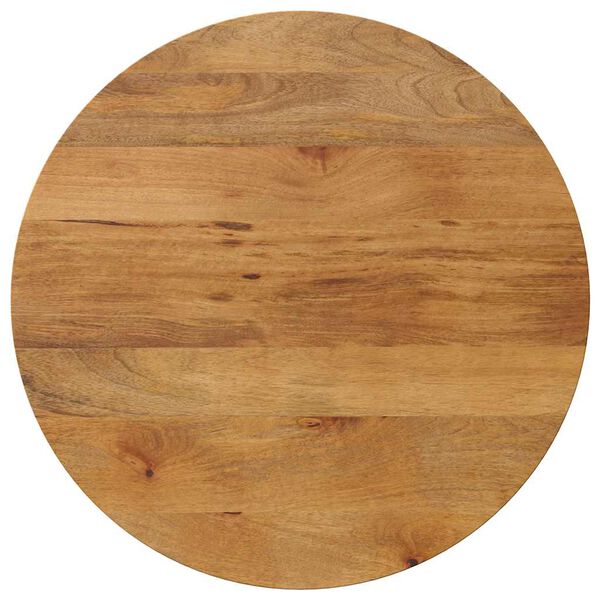 vidaXL Tablero de mesa redondo madera maciza de mango &Oslash; 70x2,5 cm