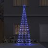 vidaXL &Aacute;rbol de Navidad LED con 800 LED con soporte Azul 400 cm Hierro