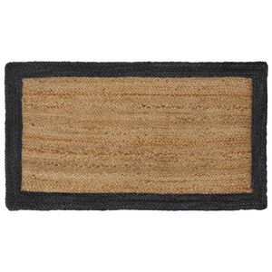 vidaXL Alfombras de &aacute;rea Gris oscuro 60 x 110 cm yute