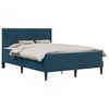 vidaXL Estructura de cama con colch&oacute;n Azul 140 x 200 cm Terciopelo