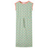 vidaXL Vestido infantil verde menta viejo 128