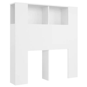 vidaXL Cabecero blanco 100x18,5x102,5 cm