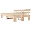 vidaXL Estructura de cama Natural 120 x 200 cm Madera de pino macizo