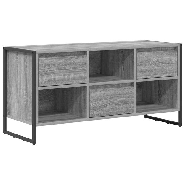vidaXL Gabinete de TV con caj&oacute;n Gris Sonoma 100 x 36 x 49,5 cm