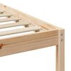 vidaXL Estructura de Cama con Mesitas Natural 160 x 220 cm
