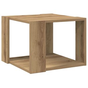 vidaXL Mesa de centro madera de ingenier&iacute;a roble artisan 40x40x30 cm