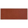 vidaXL Piedra decorativa 6 pcs Rojo 60,5 x 25 x 2 cm Goma