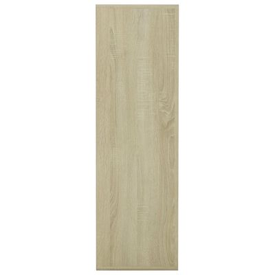 vidaXL Estantería madera ingeniería blanco roble Sonoma 98x29x97,5 cm
