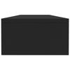 vidaXL Soporte de mesa para pantalla contrachapada negro 100x24x13 cm