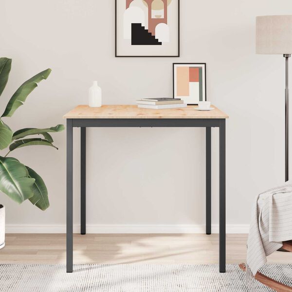 vidaXL Mesa de Bar Natural 110 x 55 x 105 cm Madera de pino macizo