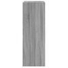 vidaXL Zapatero de madera de ingenier&iacute;a gris Sonoma 60x34x96,5 cm