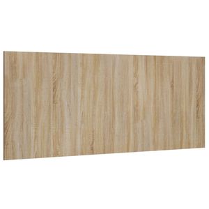 vidaXL Cabecero de cama madera contrachapada Sonoma 200x1,5x80 cm
