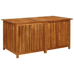 vidaXL Caja de almacenaje de jard&iacute;n madera maciza acacia 150x80x75 cm