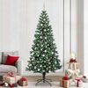 vidaXL &Aacute;rbol de Navidad Artificial Preiluminado Verde 240 cm