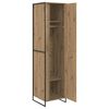 vidaXL Armario con puerta 2 pcs Roble Artesanal 50 x 50 x 200 cm