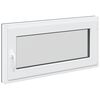 vidaXL Ventana de s&oacute;tano RISOR 100 x 50 cm PVC y vidrio Gris antracita