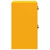 vidaXL Mueble archivador con caj&oacute;n Amarillo Mostaza 44 x 50 x 106.5 cm