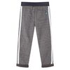 Pantalón de chándal infantil gris oscuro mélange 128