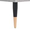 vidaXL Mesa de centro madera contrachapada gris hormig&oacute;n 90x50x40 cm