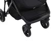 vidaXL Cochecito/Silla de beb&eacute; 2 en 1 acero azul y negro