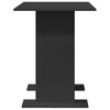 vidaXL Mesa de Comedor Negro 110 x 60 x 75 cm Madera de ingenier&iacute;a