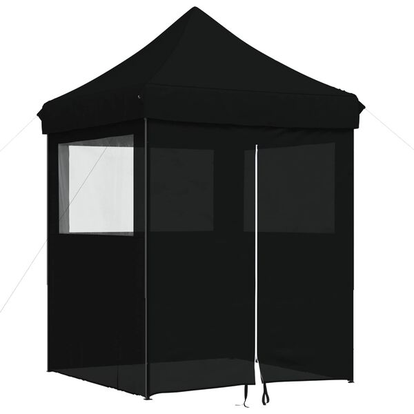 vidaXL Carpa de Fiesta Negro 200 x 200 x 306 cm Tela Oxford