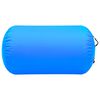 vidaXL Rollo hinchable de gimnasia con bomba PVC azul 100x60 cm
