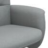 vidaXL Sill&oacute;n reclinable con reposapi&eacute;s tela gris claro