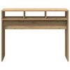 vidaXL Mesa consola madera de ingeniería roble artesanal 105x30x80 cm