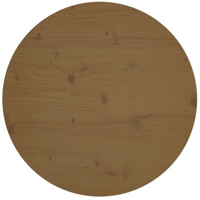 vidaXL Superficie de mesa madera maciza de pino marrón Ø60x2,5 cm