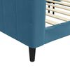 vidaXL Sof&aacute; cama sin colch&oacute;n terciopelo azul 90x200 cm