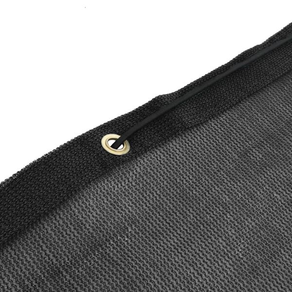 vidaXL Red para contenedor de transporte HDPE negro 4x8 m