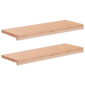 vidaXL Alfombras para escalones 2 uds. 70 x 25 x 2 cm Natural
