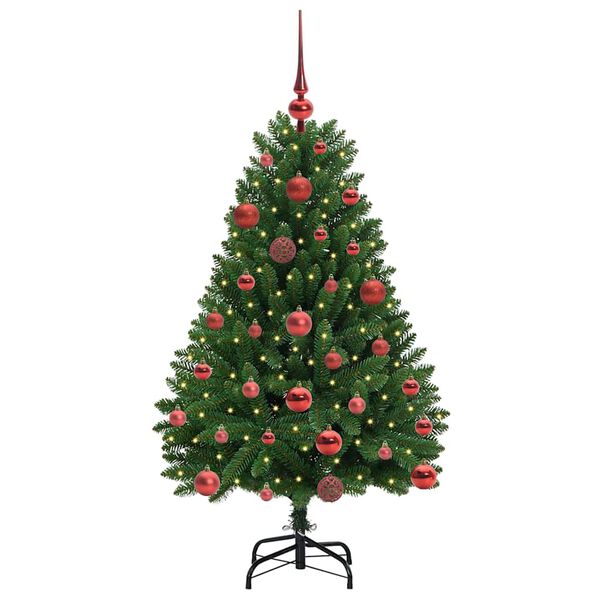 vidaXL &Aacute;rbol de Navidad artificial Verde 120 cm PVC y Metal