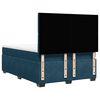vidaXL Cama box spring con colch&oacute;n terciopelo azul 140x200 cm