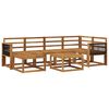 vidaXL Conjunto de sof&aacute;s de exterior 7 pcs Natural