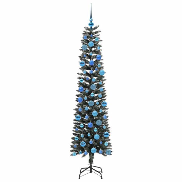 vidaXL &Aacute;rbol de Navidad artificial Verde 180 cm PVC, Pl&aacute;stico y Acero