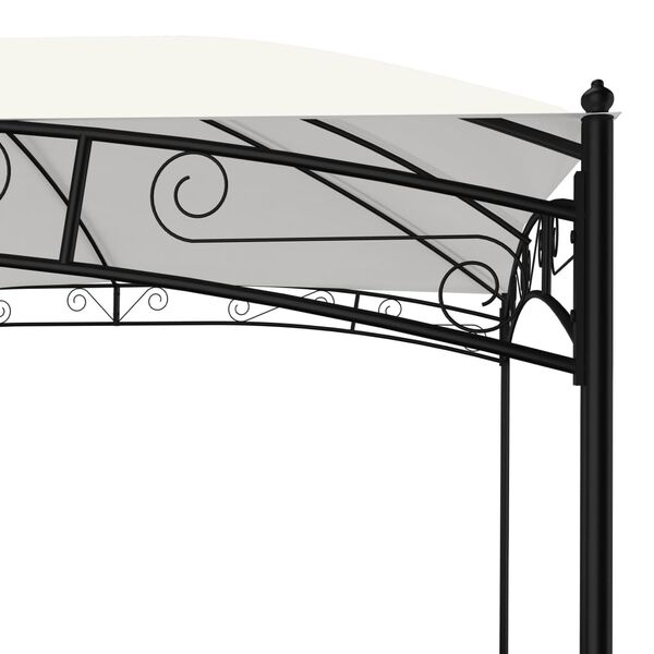 vidaXL Cenador de jardín color crema 4x3 m 180 g/m²