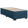 vidaXL Cama box spring con colch&oacute;n terciopelo azul 90x190 cm